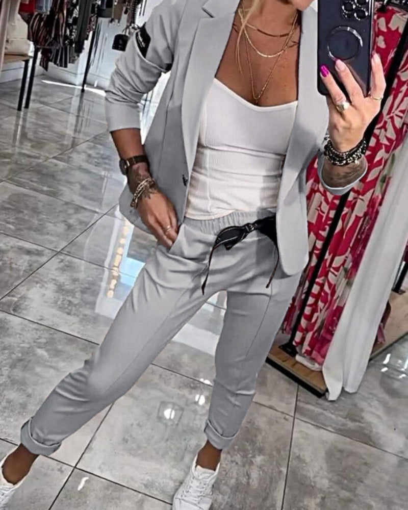 Katarzyna | Elegancki Dwuczęściowy Zestaw