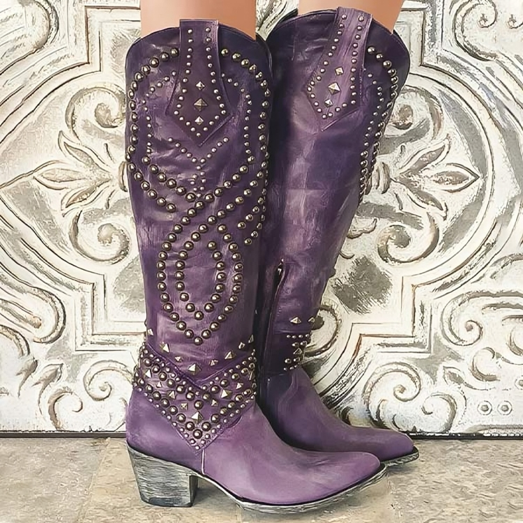 Bogdana | Klasyczne wygodne buty w stylu western