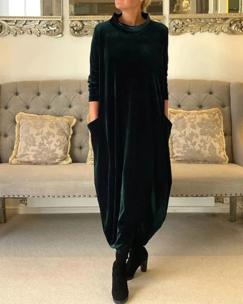 Ekatarzyna | Ciepła i elegancka sukienka zimowa