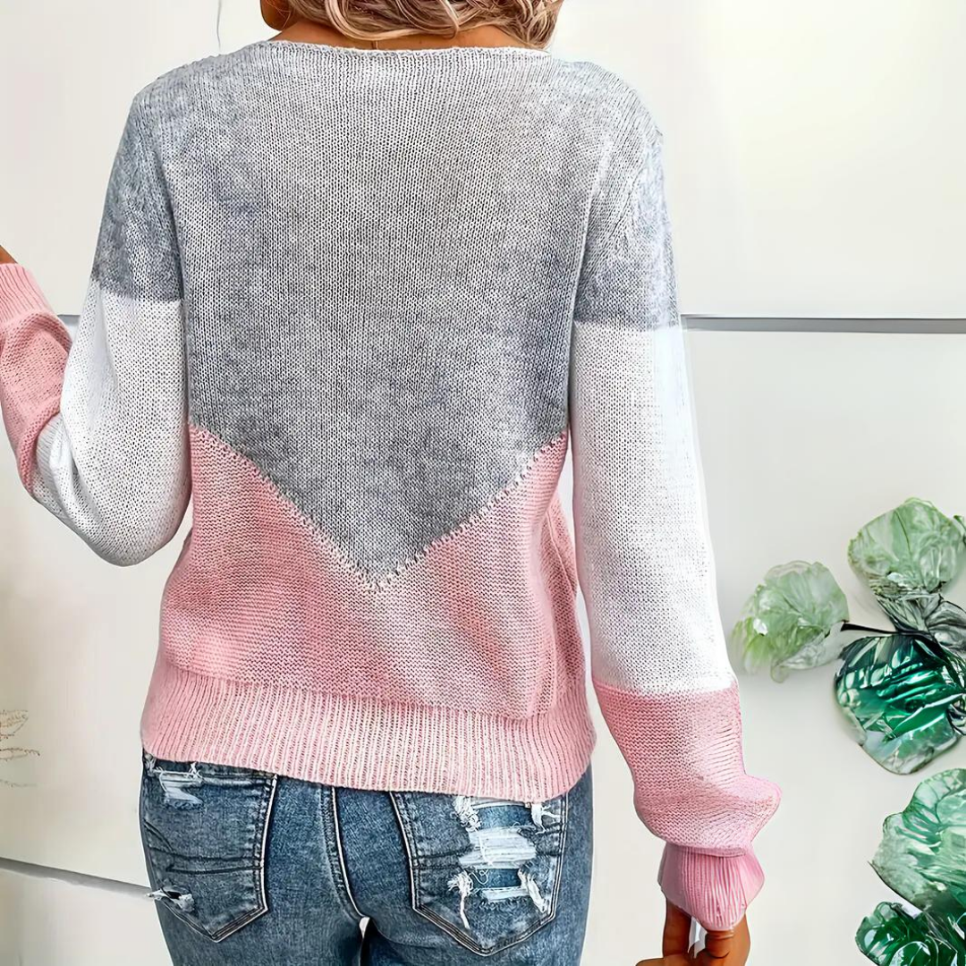 Magdalena | Lekki Dzianinowy Sweter