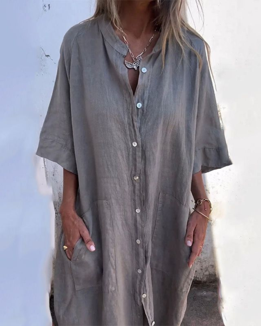Patrycja | Sukienka Koszulowa Boho