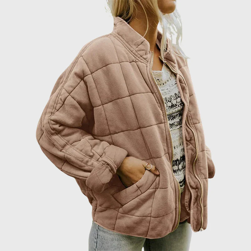 Beata | Przytulna pikowana kurtka oversize