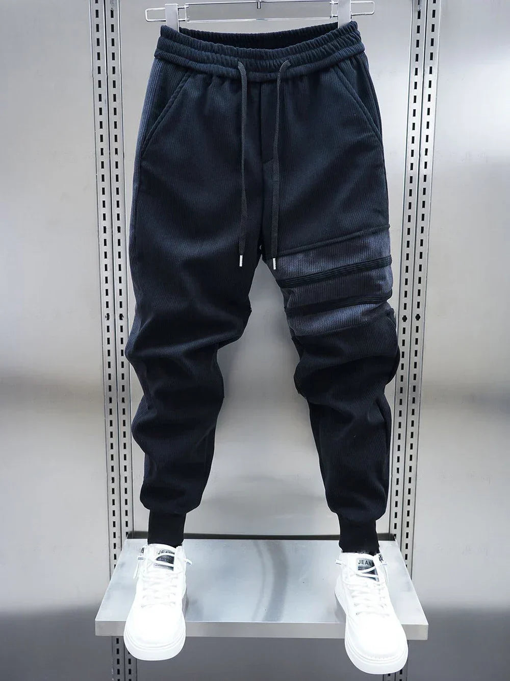 Karolina | Patchwork Striped Casual Trousers