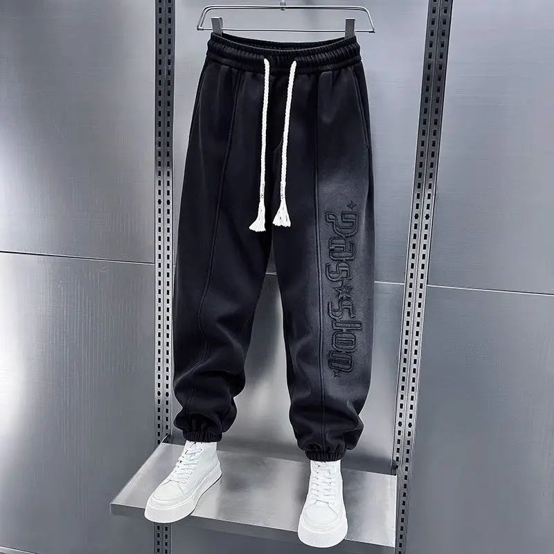 Agnieszka | Eleganckie Spodnie Jogger z Troczkiem
