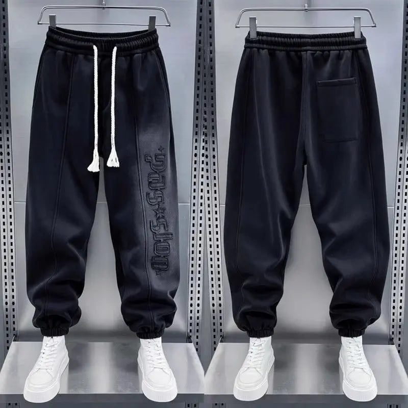 Agnieszka | Eleganckie Spodnie Jogger z Troczkiem