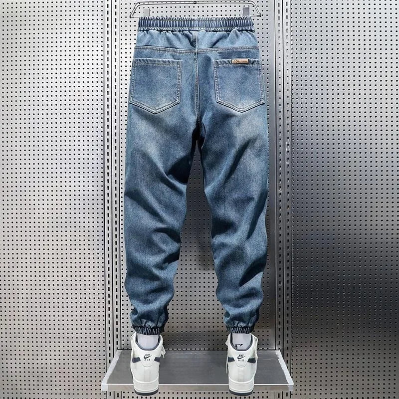 Kacper | Spodnie Jogger Denim