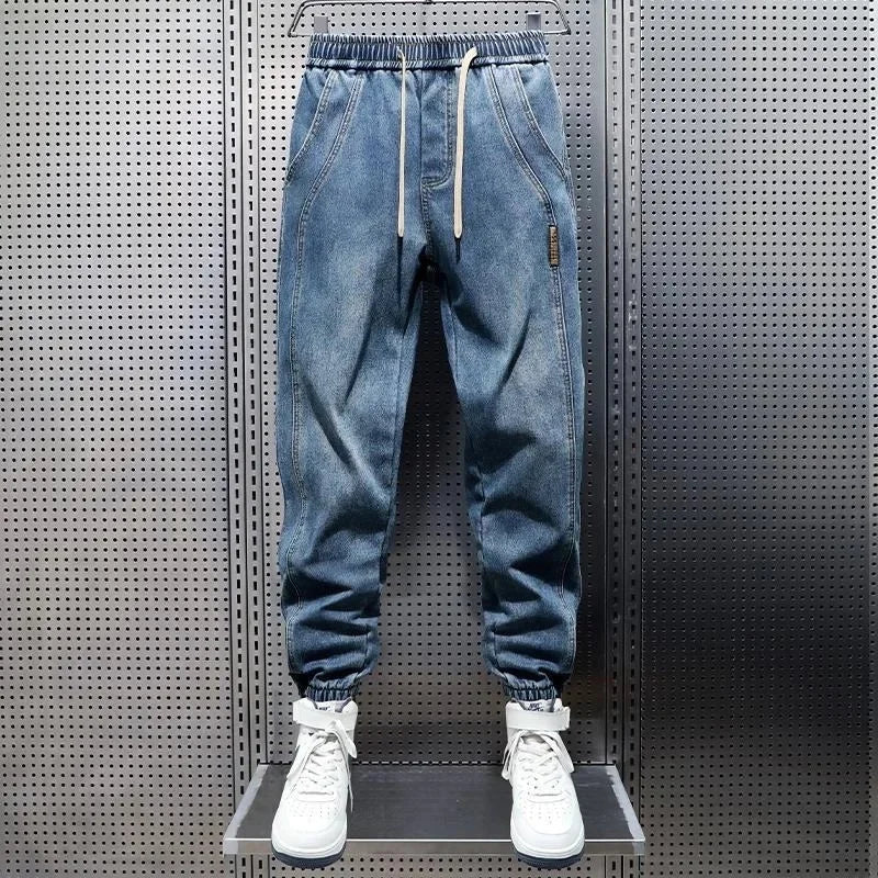 Kacper | Spodnie Jogger Denim