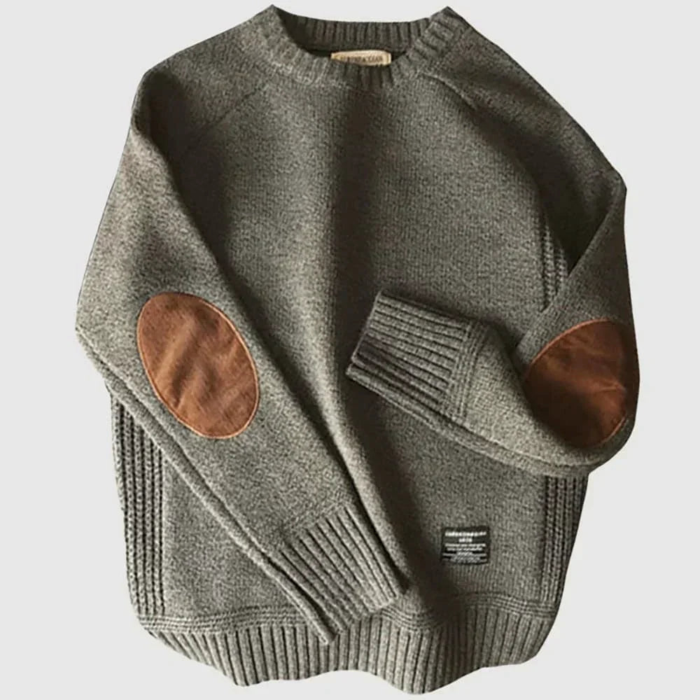 Ozyrys | Klasyczny sweter z dzianiny alpejskiej