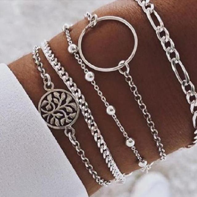 Natalia | Zestaw 5 Unikalnych Premium Bransoletek