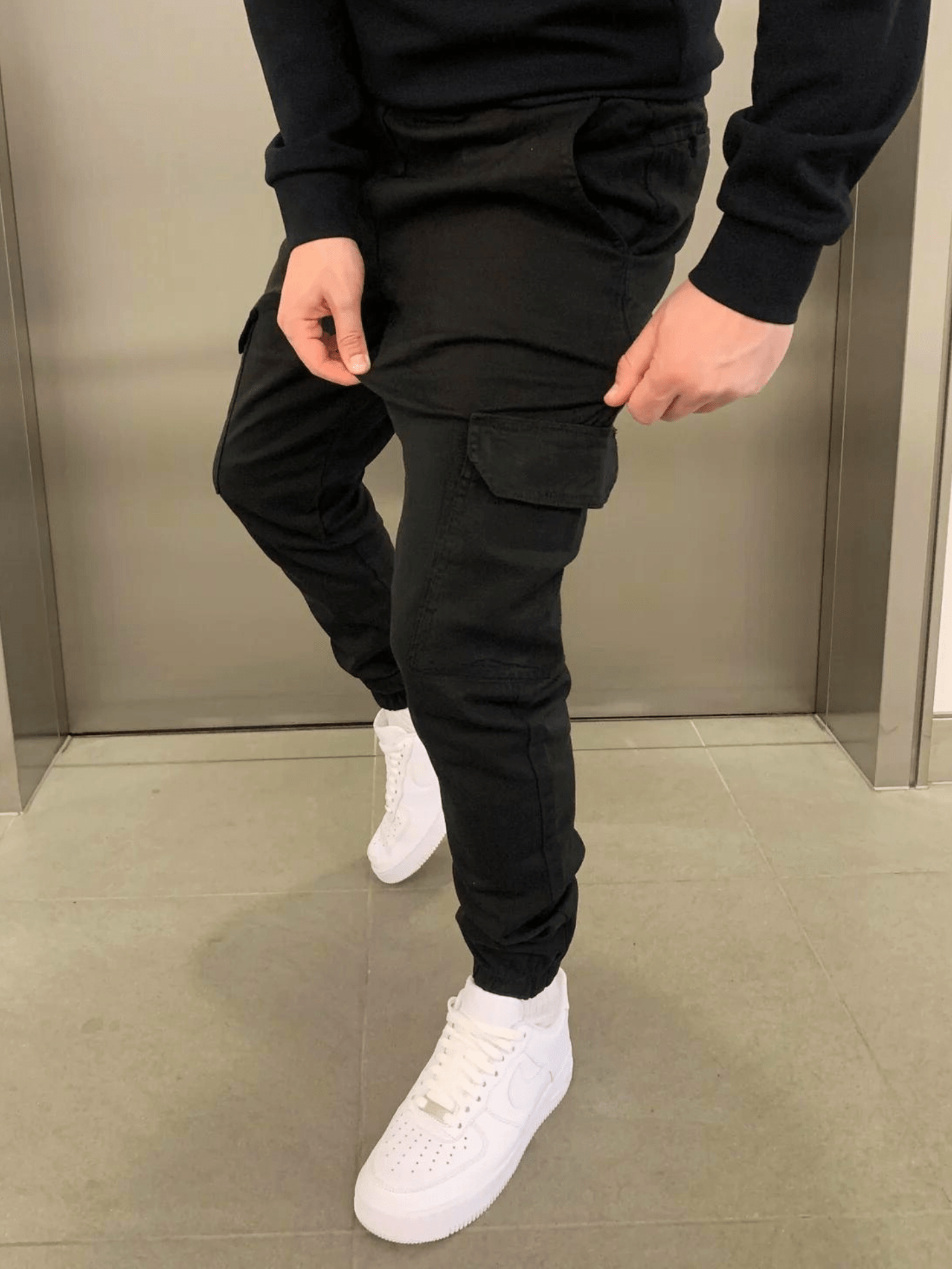 Kacper | Spodnie Jogger Cargo
