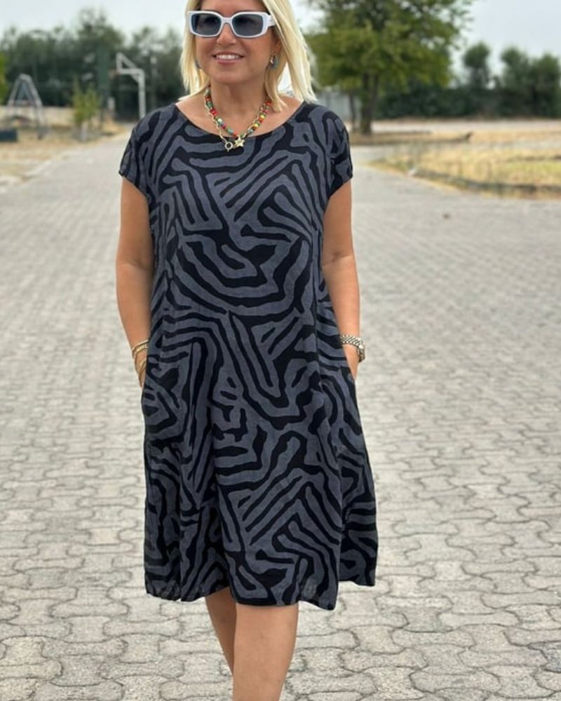 Taylor | Letnia sukienka z nadrukiem