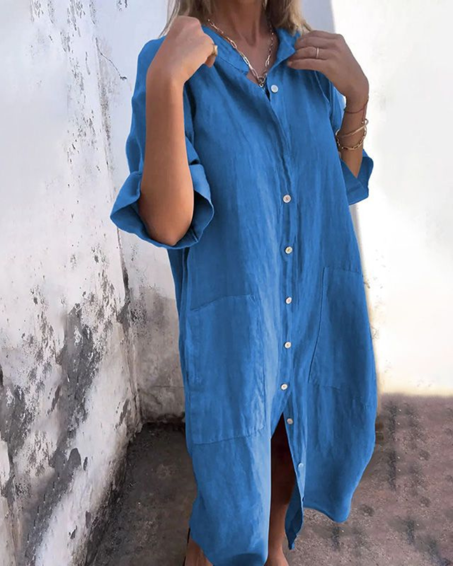 Patrycja | Sukienka Koszulowa Boho
