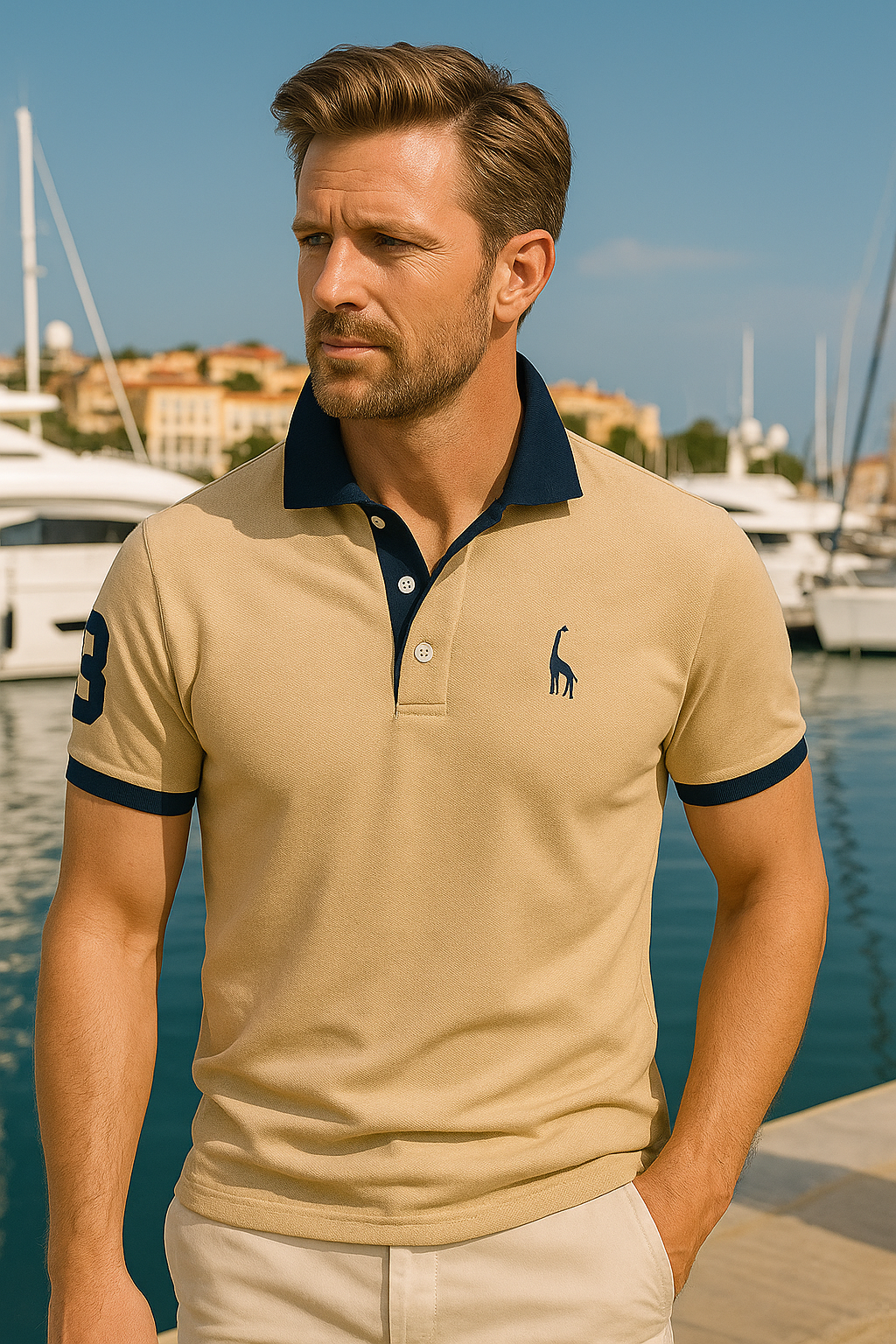 Lukas | Bawełniana Koszulka Polo