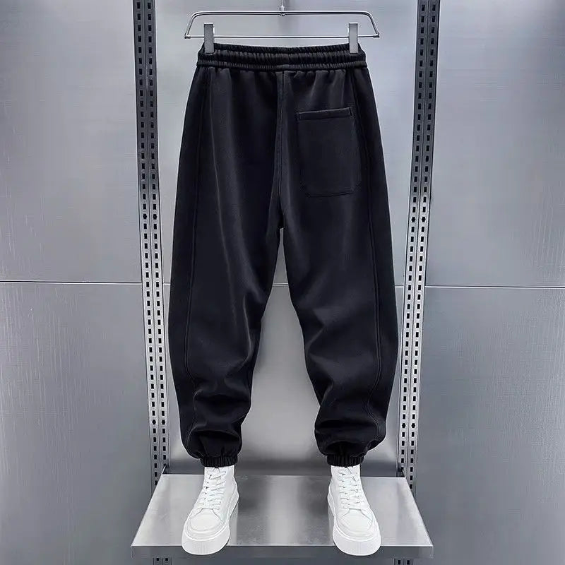 Agnieszka | Eleganckie Spodnie Jogger z Troczkiem