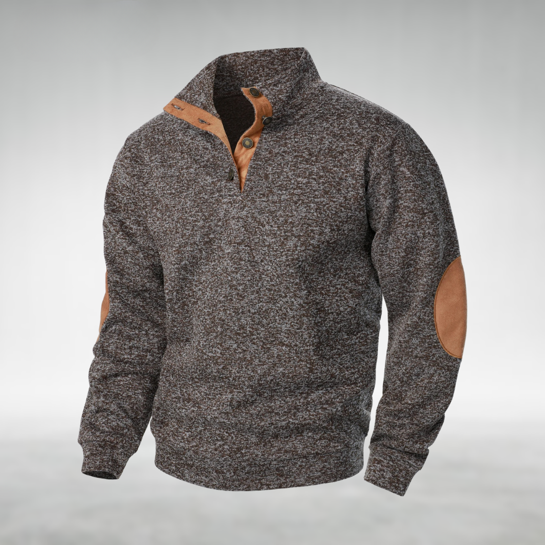 Żyrosław | Klasyczny dzianinowy sweter męski