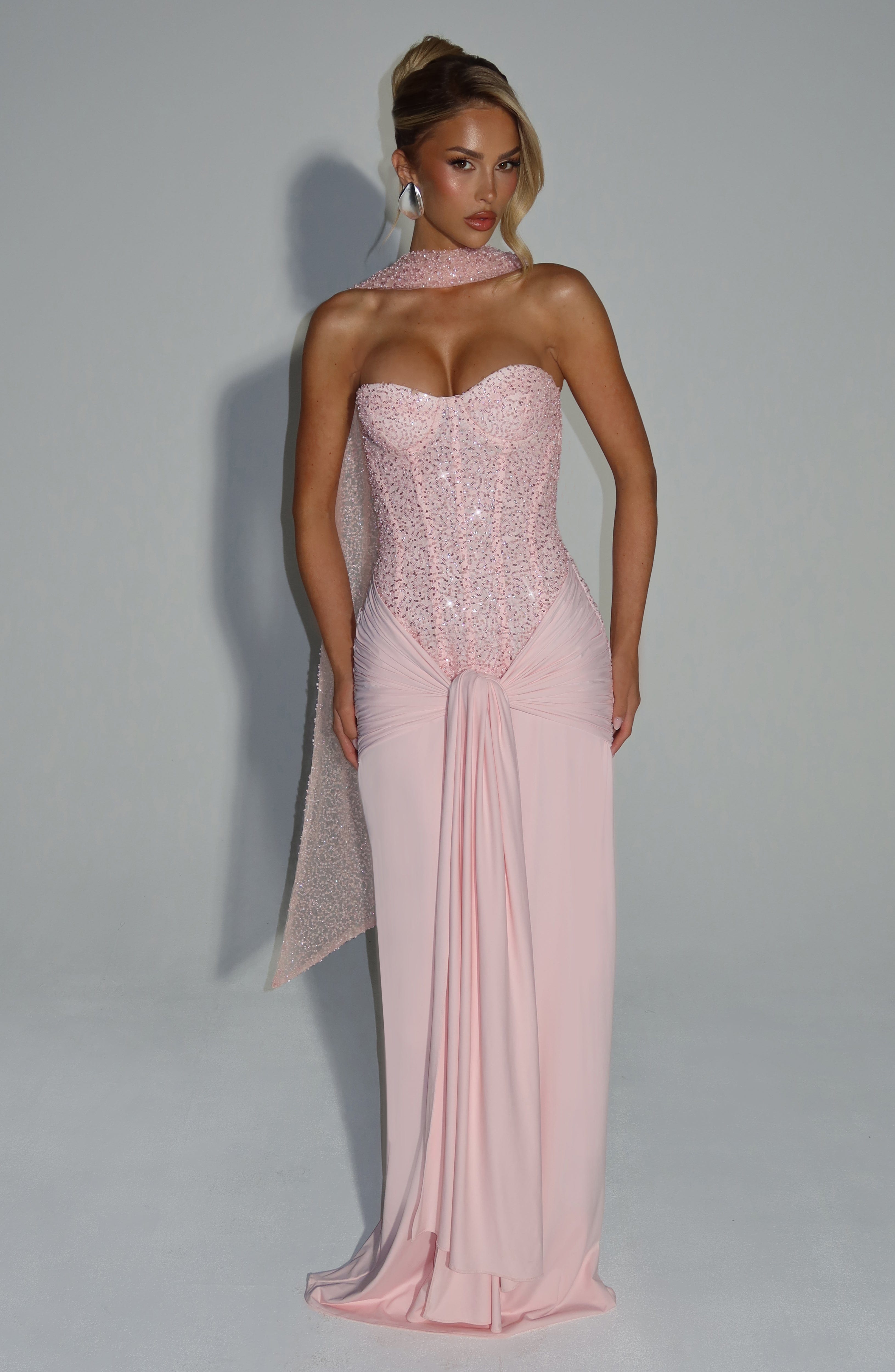 Dolores | Elegancka sukienka maxi bez ramiączek