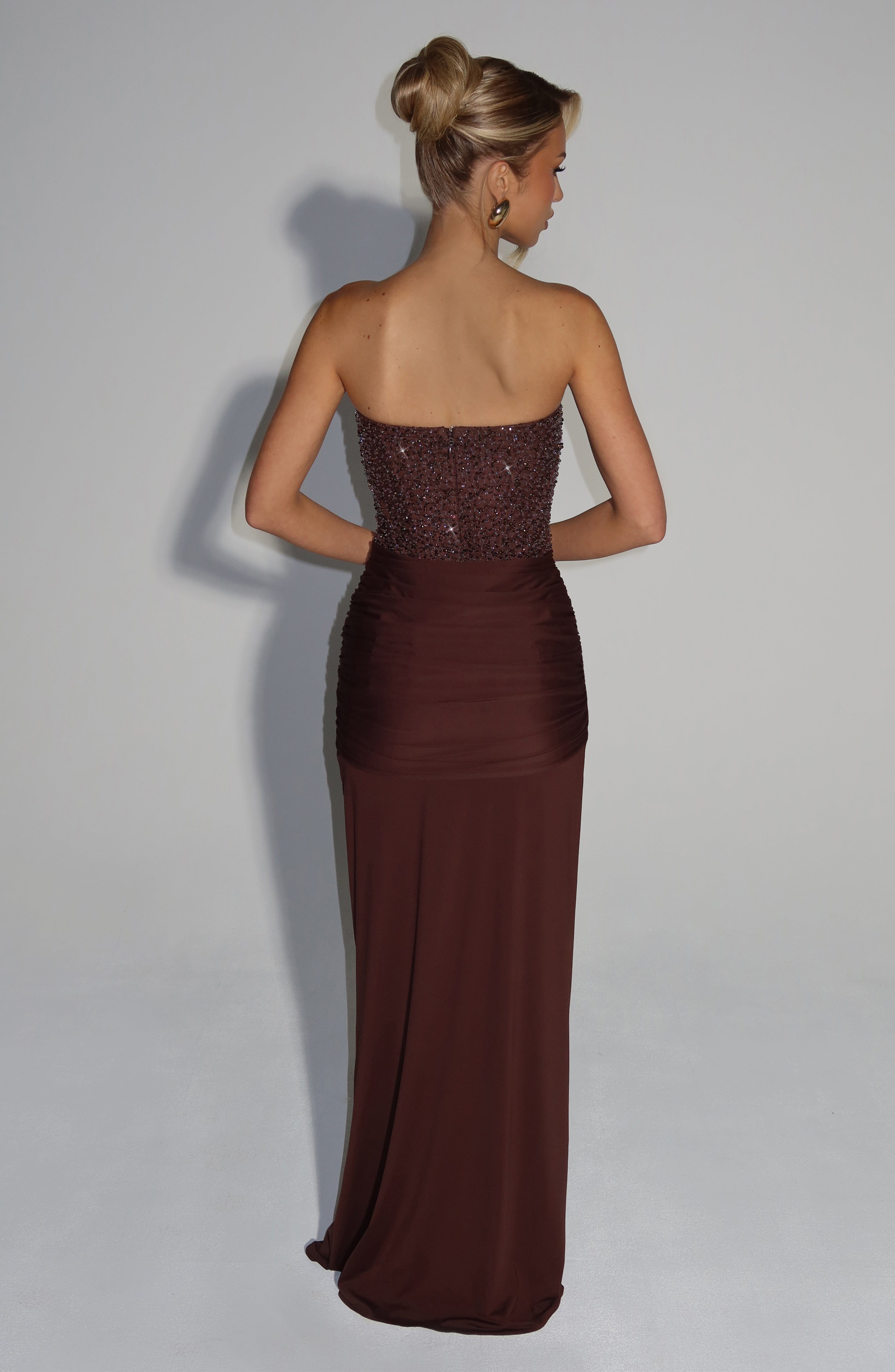 Dolores | Elegancka sukienka maxi bez ramiączek